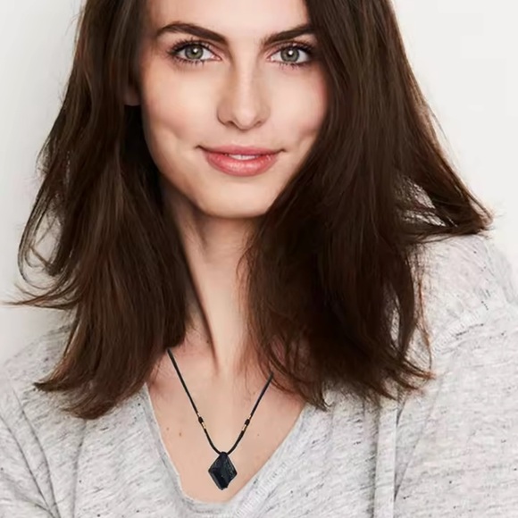 Natural Stone Necklace – Natural Crystal Healing Stone Pendant for Men & Women - Picture 13 of 16